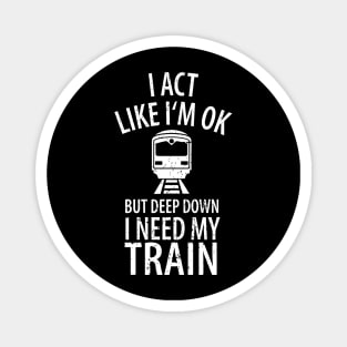 train railwayman trains driver Magnet